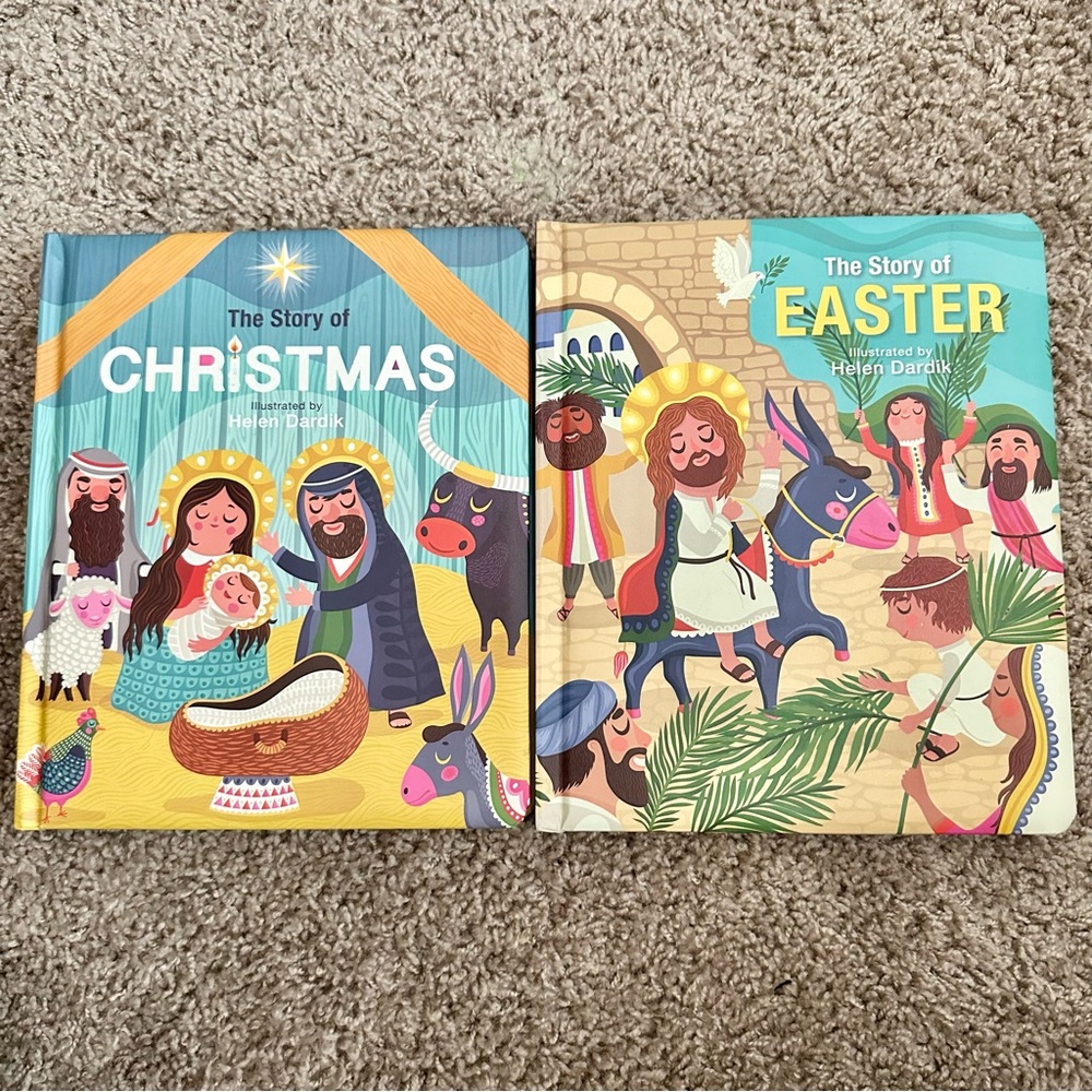 The Story of Christmas & The Story of Easter Children’s Books | Helen Dardik